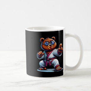Master Bear Karate Bear Martial Arts Ursus Sensei Kaffeetasse