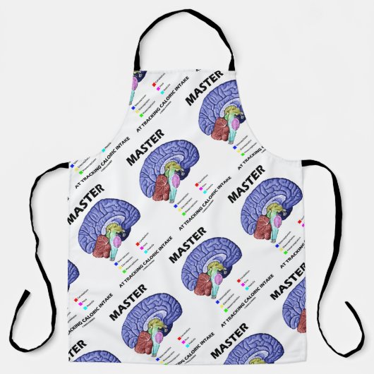 Master bei der Verfolgung der kalorischen Aufnahme Schürze (Vorderseite)