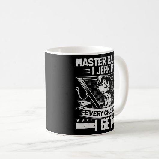 Master Biter ich bin immer jubeln meine Runde für Kaffeetasse (VorderseiteRechts)