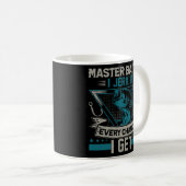 Master Biter ich bin immer jubeln meine Runde für  Kaffeetasse (VorderseiteRechts)