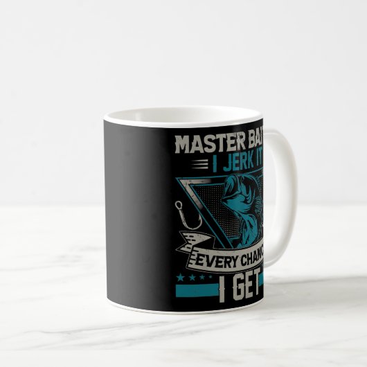 Master Biter ich bin immer jubeln meine Runde für  Kaffeetasse (VorderseiteRechts)