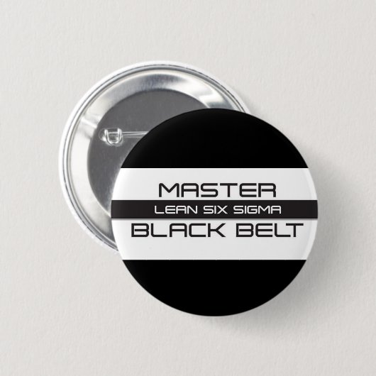 Master Black Belt Button (Vorne & Hinten)