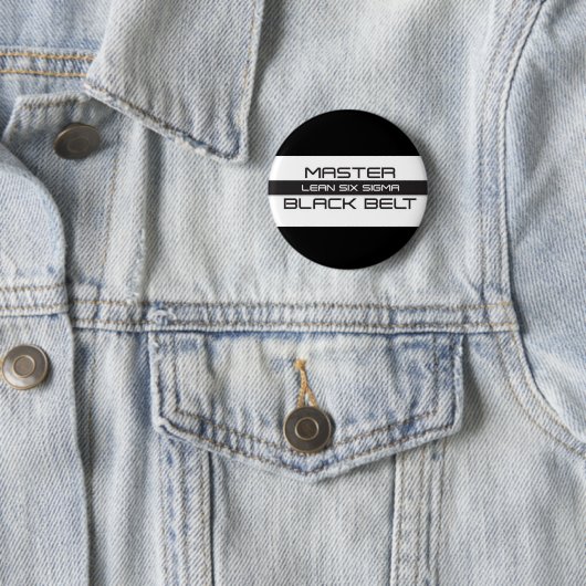 Master Black Belt Button (Beispiel)