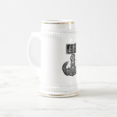 ‚Master Blaster‘ EOD Steel Type Design Bierglas (Vorderseite Links)