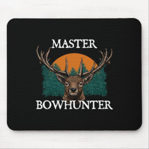 Master Bowhunter Väter Tag Jagd Eltern Hunte Mousepad