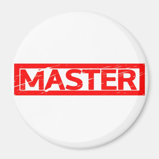 Master-Briefmarke Magnet (Vorne)