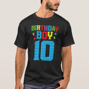 Master Builder 10. Geburtstag Junge Zehn 10 Jahre T-Shirt
