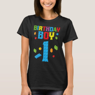 Master Builder 1. Geburtstag Junge 1 ein Jahr geba T-Shirt
