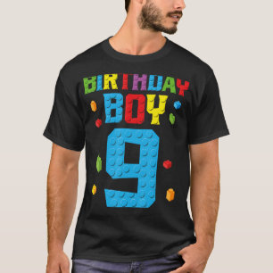 Master Builder 9. Geburtstag Junge Neun 9 Jahre ge T-Shirt