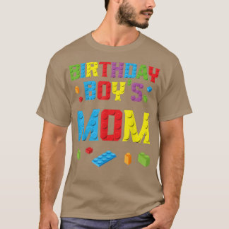 Master Builder Birthday Boys Mama Gebäude Bricks B T-Shirt