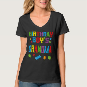 Master Builder Birthday Boy's Oma Gebäude Bri T-Shirt