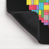 Master Builder Block Brick Gebäude Herz Mousepad (Ecke)