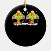 Master Builder Block Brick Gebäude Tree Weihnachte Keramik Ornament (Hinten)