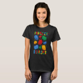 Master Builder Brick Builder Blöcke T-Shirt (Vorne ganz)