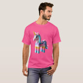 Master Builder Bricks blockiert Spielzeug-Einhorn T-Shirt (Vorne ganz)