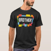 Master Builder Brother Bricks Blocks Gebäude Fami T-Shirt (Vorderseite)