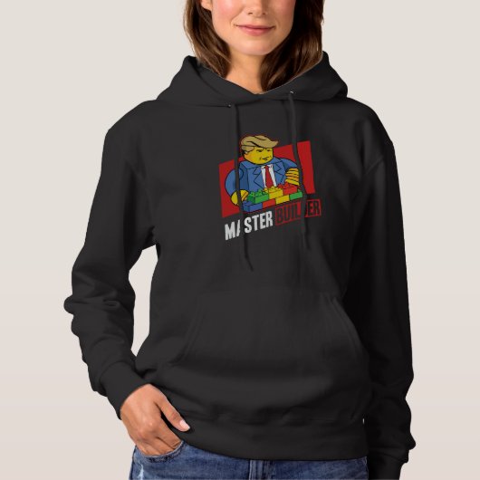Master Builder Building Blocks Men Women Youth  21 Hoodie (Vorderseite)