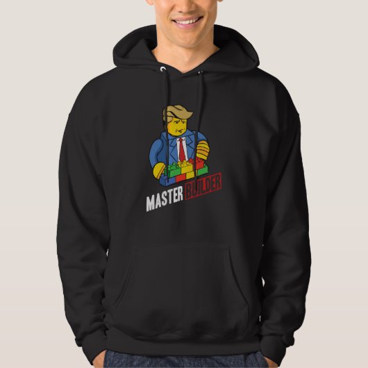 Master Builder Building Blocks Men Women Youth  27 Hoodie (Vorderseite)