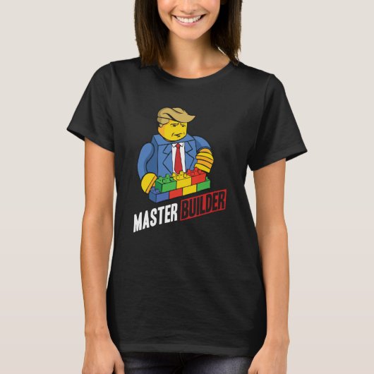 Master Builder Building Blocks Men Women Youth  27 T-Shirt (Vorderseite)