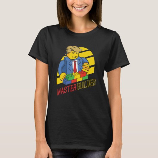 Master Builder Building Blocks Men Women Youth  7 T-Shirt (Vorderseite)