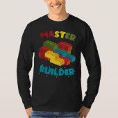 Master Builder Creative Blocks Gebäude Toys T-Shirt (Vorderseite)