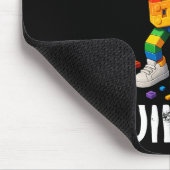 Master Builder Dabbing 67 Meme Bausteine Bri Mousepad (Ecke)