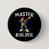 Master Builder Dabbing 67 Meme Building Blocks Bri Button (Vorderseite)
