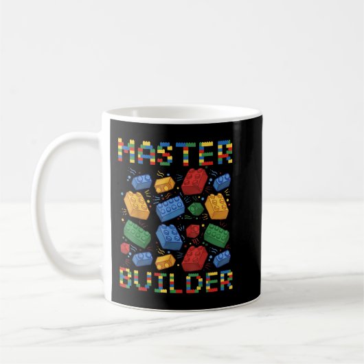 Master Builder Funny Gebäude blockiert Geschenke f Kaffeetasse (Links)