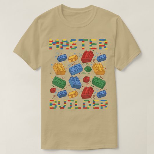 Master Builder Funny Gebäude blockiert Geschenke f T-Shirt (Design vorne)