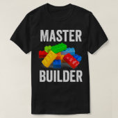 Master Builder Funny Gebäude Blocks Gifts Men Wom T-Shirt (Design vorne)