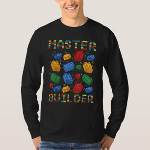 Master Builder Gebäude Blöcke für Jungen Kinder Mä T-Shirt