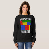 Master Builder Gebäude blockiert Brick Builder Mas Sweatshirt (Vorne ganz)