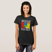 Master Builder Gebäude blockiert Brick Builders To T-Shirt (Vorne ganz)