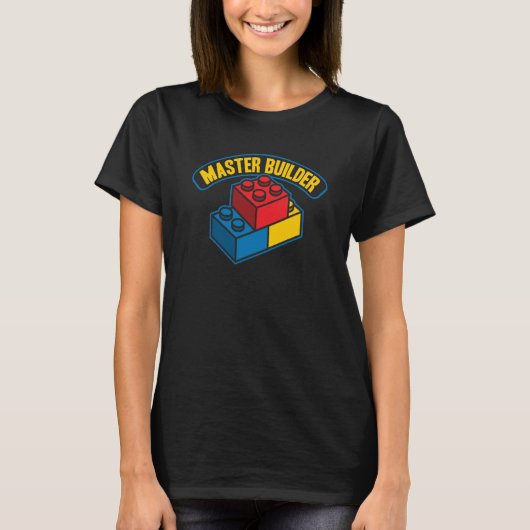 Master Builder Gebäude blockiert Männer Jugend 2 T-Shirt (Vorderseite)