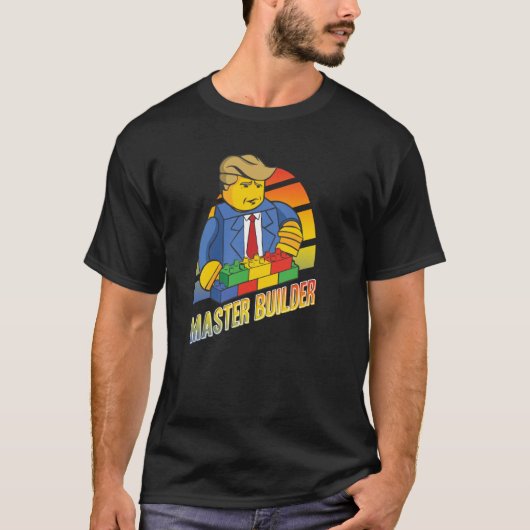 Master Builder Gebäude blockiert Männer Jugend 5 T-Shirt (Vorderseite)