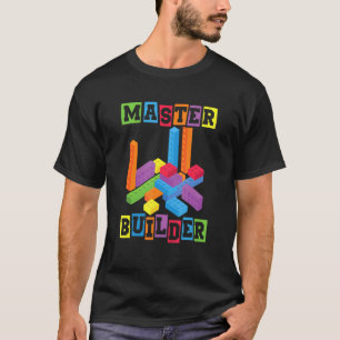 Master Builder Gebäude blockiert Toy Bricks T-Shirt