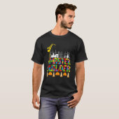 Master Builder Gebäude Blocks Engineer Bricks Con T-Shirt (Vorne ganz)