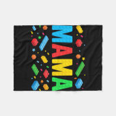 Master Builder Gebäude Bricks Blocks Funny Mother Fleecedecke (Vorderseite (Horizontal))