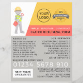 Master Builder, Gebäude Firm, Baumeisterwerbung Flyer (Vorne)