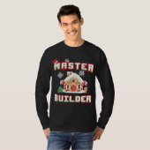 Master Builder Gingerbread House Construction Deko T-Shirt (Vorne ganz)