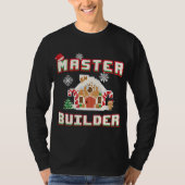 Master Builder Gingerbread House Construction Deko T-Shirt (Vorderseite)