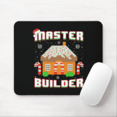 Master Builder Gingerbread House Weihnachtsblock B Mousepad (Mit Mouse)