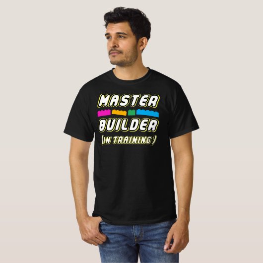 Master Builder in Training - Build Wall Builder T-Shirt (Vorne ganz)