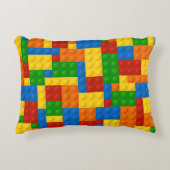 Master Builder Kids Blocks - Rectangle Pillow Dekokissen (Vorderseite)