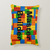 Master Builder Kids Blocks - Rectangle Pillow Dekokissen (Rückseite(Vertikal))