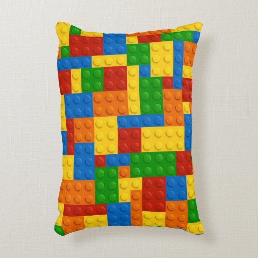 Master Builder Kids Blocks - Rectangle Pillow Dekokissen (Vorderseite(Vertikal))