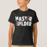 Master Builder Kids Building Blocks Bricks Toys T-Shirt<br><div class="desc">Master Builder Kids Building Blocks Bricks Toys</div>