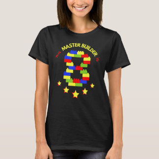 Master Builder Niedlich Block Gebäude 8. Geburtsta T-Shirt
