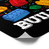 Master Builder Niedlich Block Gebäude Kids Toys Br Poster (Ecke)