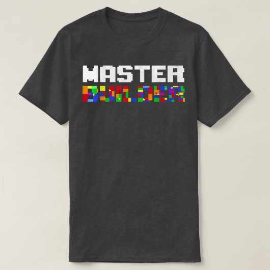 Master Builder Niedlich Block Gebäude Kids Toys Br T-Shirt (Design vorne)